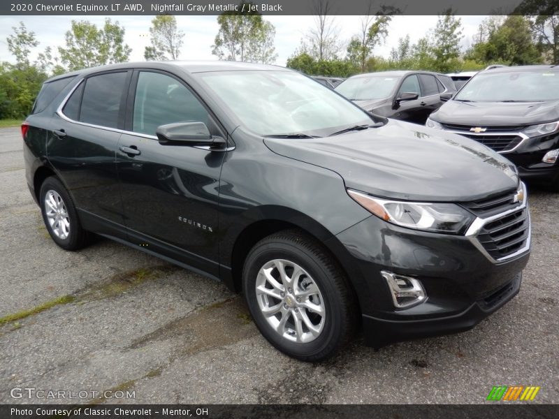 Nightfall Gray Metallic / Jet Black 2020 Chevrolet Equinox LT AWD