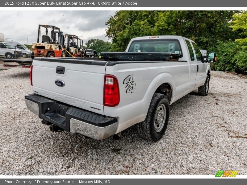 Oxford White / Adobe 2015 Ford F250 Super Duty Lariat Super Cab 4x4