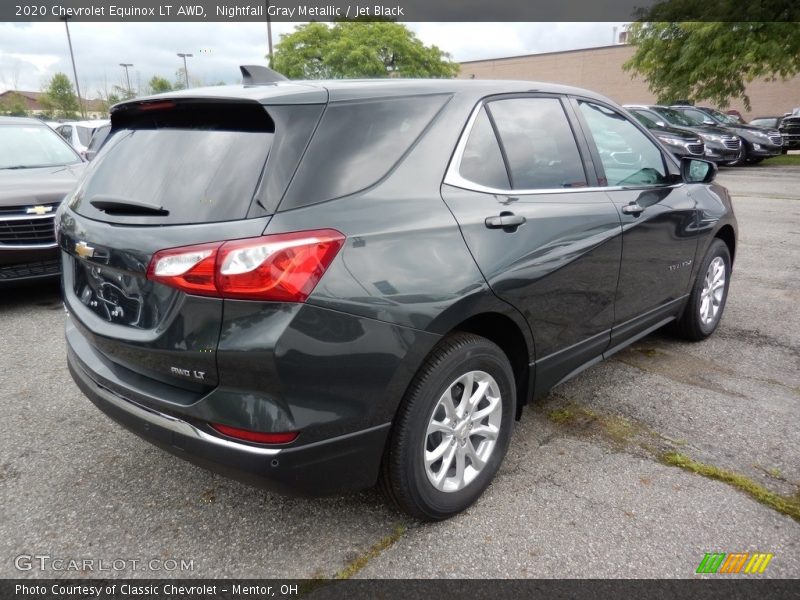Nightfall Gray Metallic / Jet Black 2020 Chevrolet Equinox LT AWD