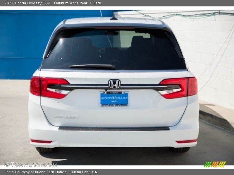 Platinum White Pearl / Black 2021 Honda Odyssey EX-L