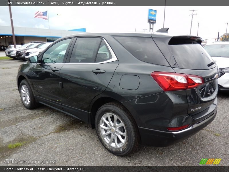 Nightfall Gray Metallic / Jet Black 2020 Chevrolet Equinox LT AWD
