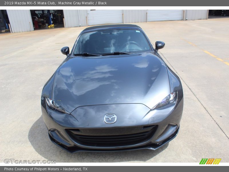 Machine Gray Metallic / Black 2019 Mazda MX-5 Miata Club