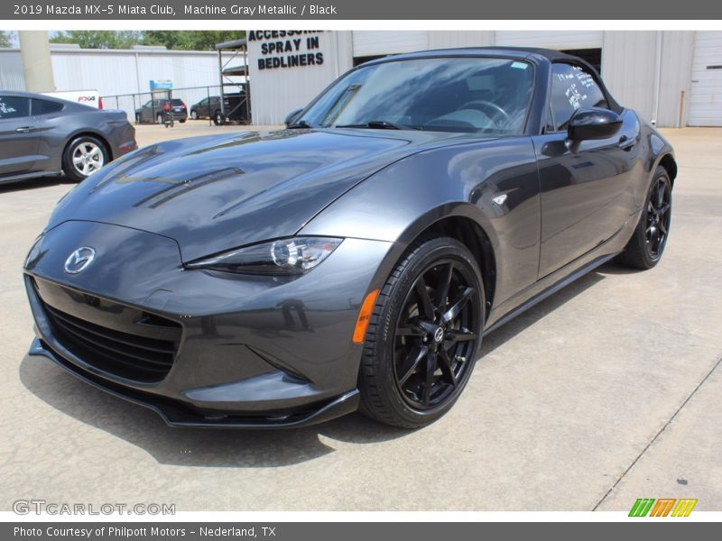 Machine Gray Metallic / Black 2019 Mazda MX-5 Miata Club