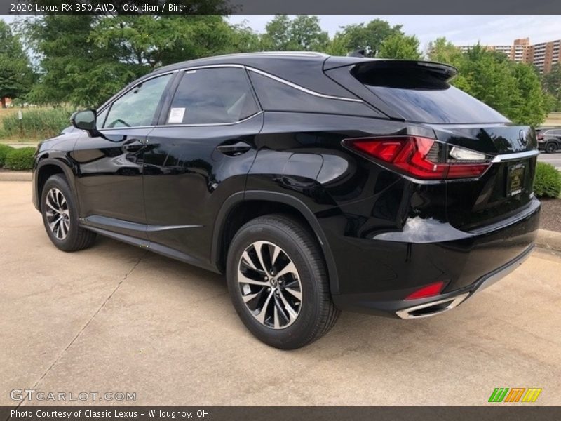Obsidian / Birch 2020 Lexus RX 350 AWD