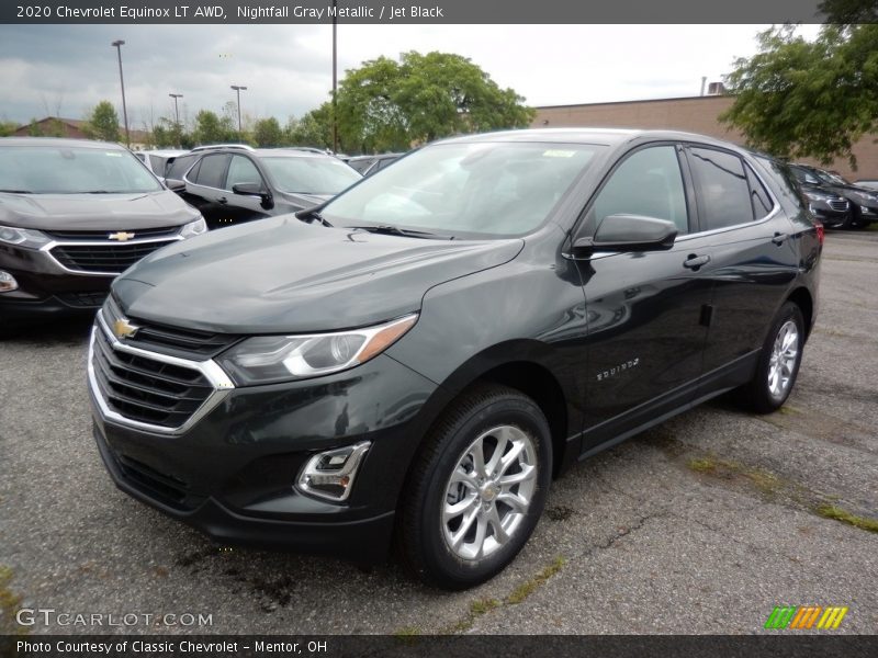 Nightfall Gray Metallic / Jet Black 2020 Chevrolet Equinox LT AWD