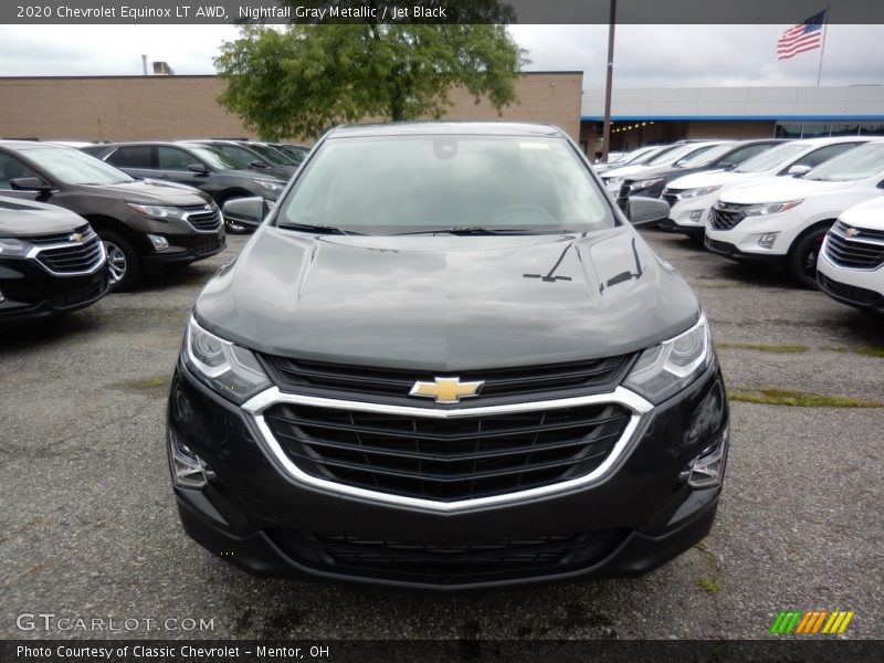 Nightfall Gray Metallic / Jet Black 2020 Chevrolet Equinox LT AWD
