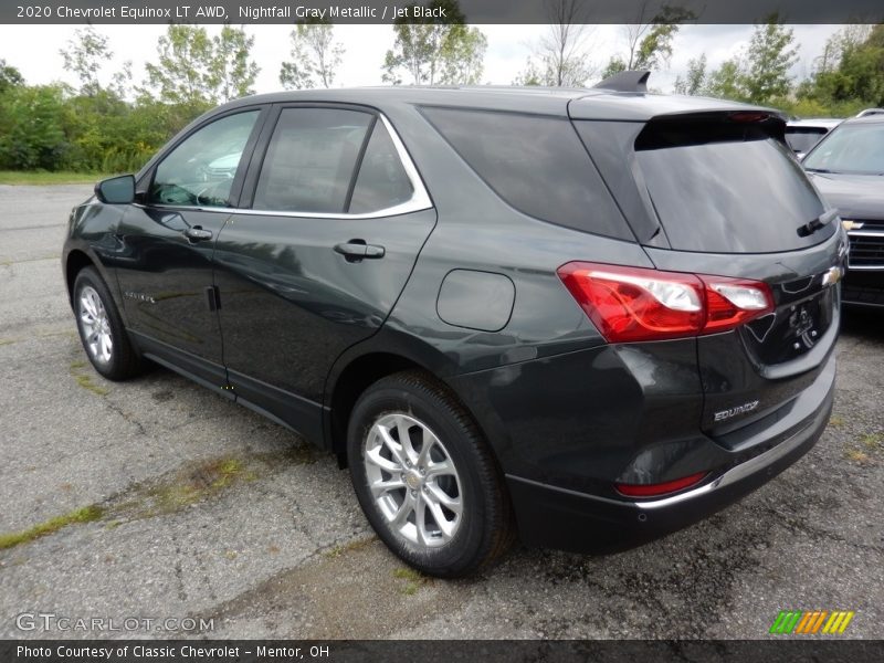 Nightfall Gray Metallic / Jet Black 2020 Chevrolet Equinox LT AWD