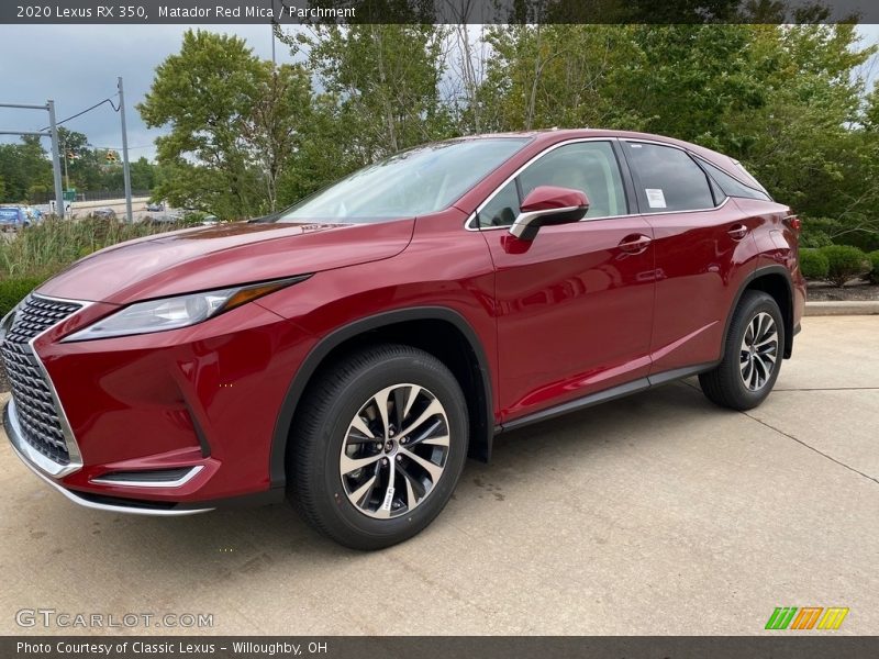 Front 3/4 View of 2020 RX 350