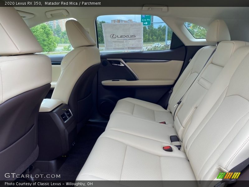 Rear Seat of 2020 RX 350