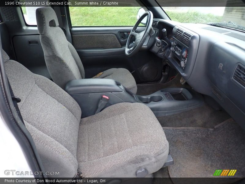 Summit White / Graphite 1996 Chevrolet S10 LS Extended Cab