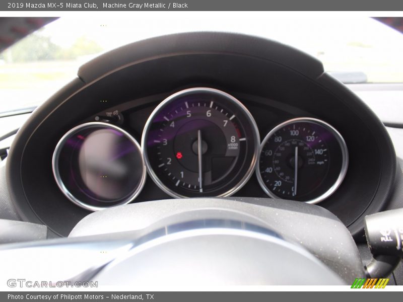 Machine Gray Metallic / Black 2019 Mazda MX-5 Miata Club