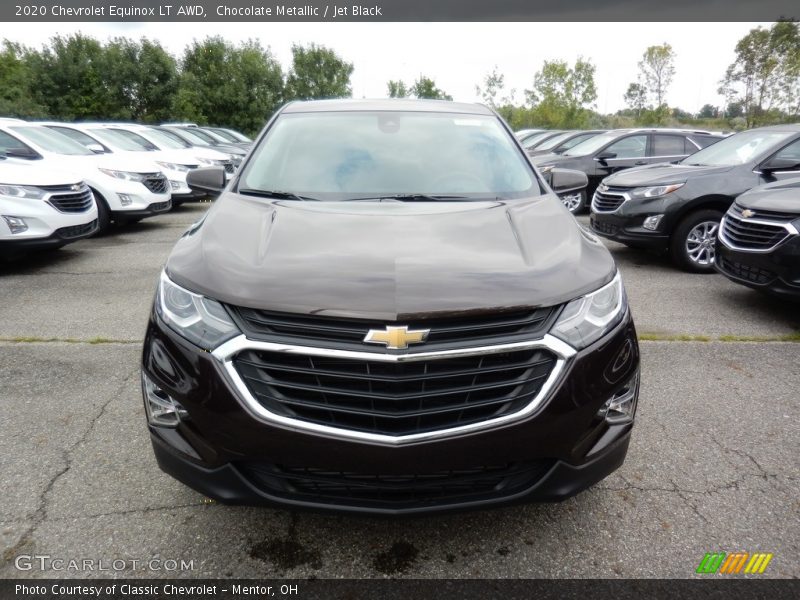 Chocolate Metallic / Jet Black 2020 Chevrolet Equinox LT AWD