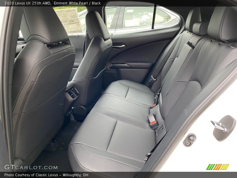 Eminent White Pearl / Black 2020 Lexus UX 250h AWD