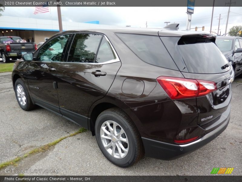 Chocolate Metallic / Jet Black 2020 Chevrolet Equinox LT AWD