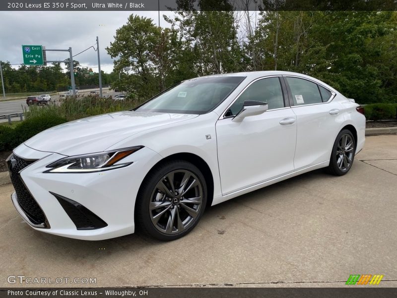Ultra White / Black 2020 Lexus ES 350 F Sport