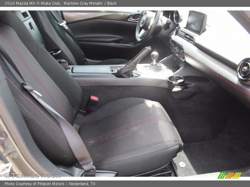 Machine Gray Metallic / Black 2019 Mazda MX-5 Miata Club