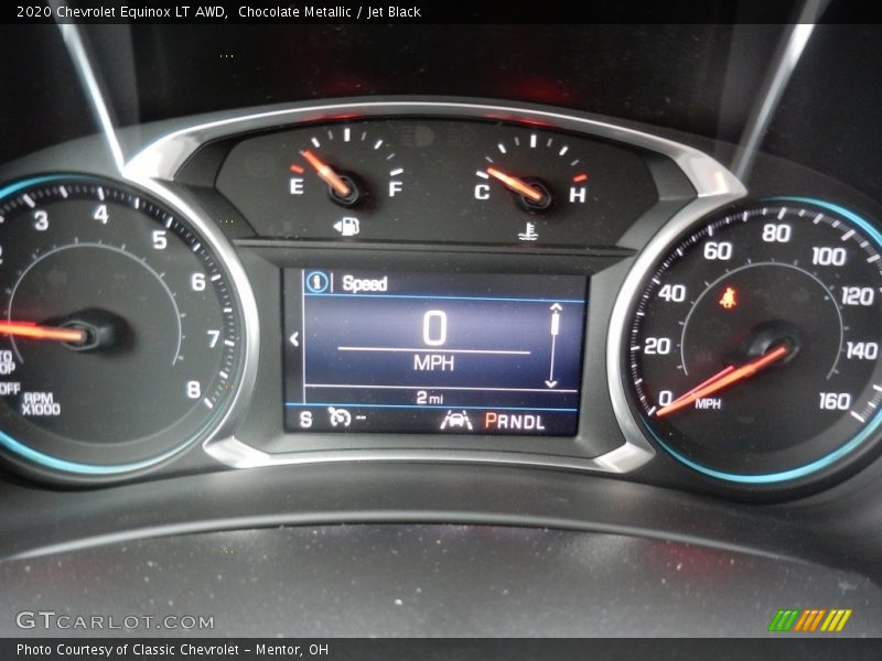 Chocolate Metallic / Jet Black 2020 Chevrolet Equinox LT AWD