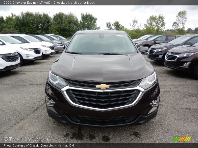 Chocolate Metallic / Jet Black 2020 Chevrolet Equinox LT AWD