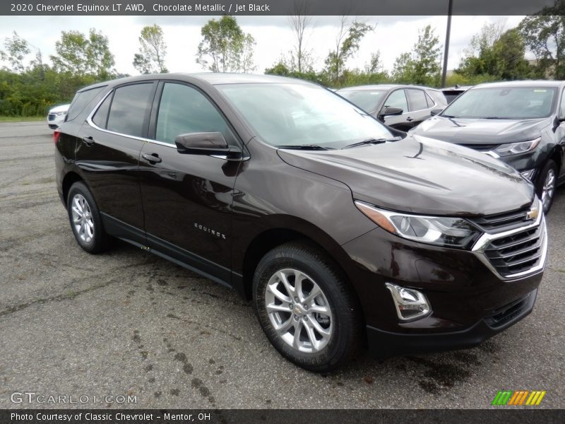 Chocolate Metallic / Jet Black 2020 Chevrolet Equinox LT AWD