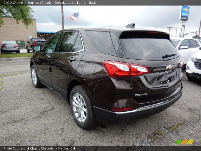 Chocolate Metallic / Jet Black 2020 Chevrolet Equinox LT AWD