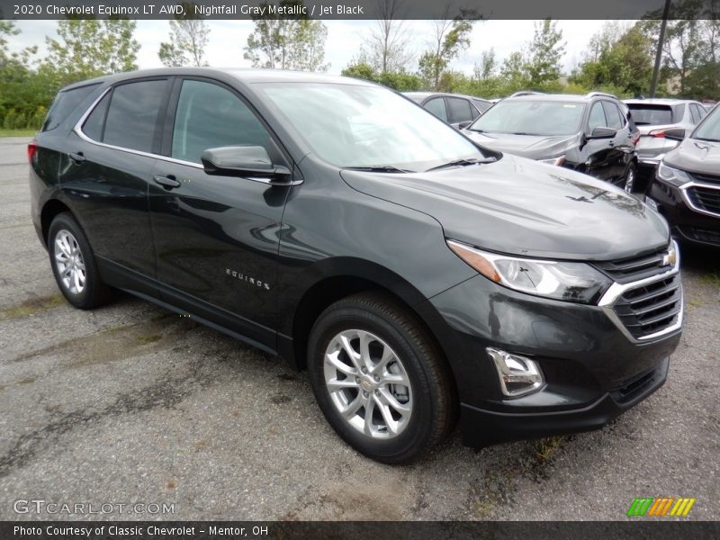 Nightfall Gray Metallic / Jet Black 2020 Chevrolet Equinox LT AWD