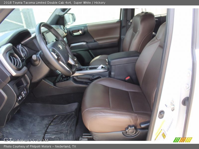  2018 Tacoma Limited Double Cab 4x4 Hickory Interior