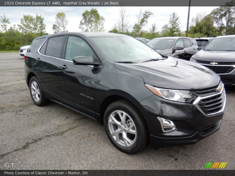 Nightfall Gray Metallic / Jet Black 2020 Chevrolet Equinox LT AWD