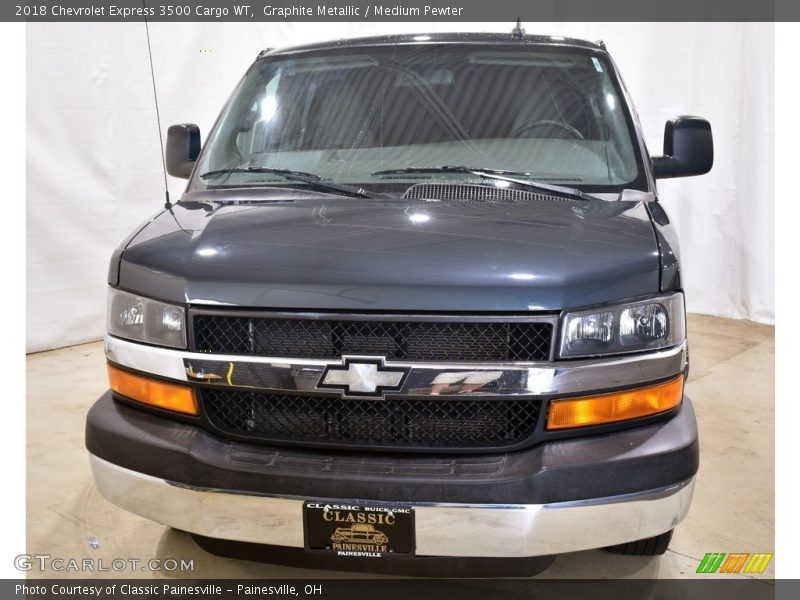 Graphite Metallic / Medium Pewter 2018 Chevrolet Express 3500 Cargo WT