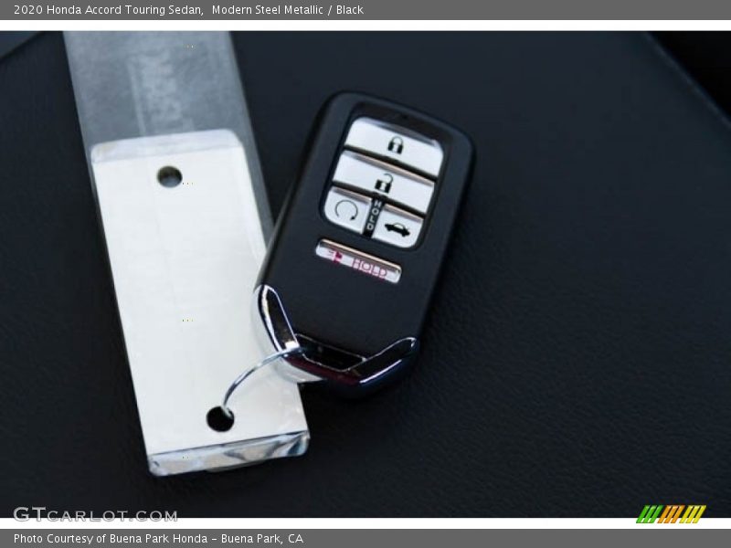 Modern Steel Metallic / Black 2020 Honda Accord Touring Sedan