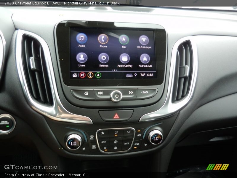 Nightfall Gray Metallic / Jet Black 2020 Chevrolet Equinox LT AWD