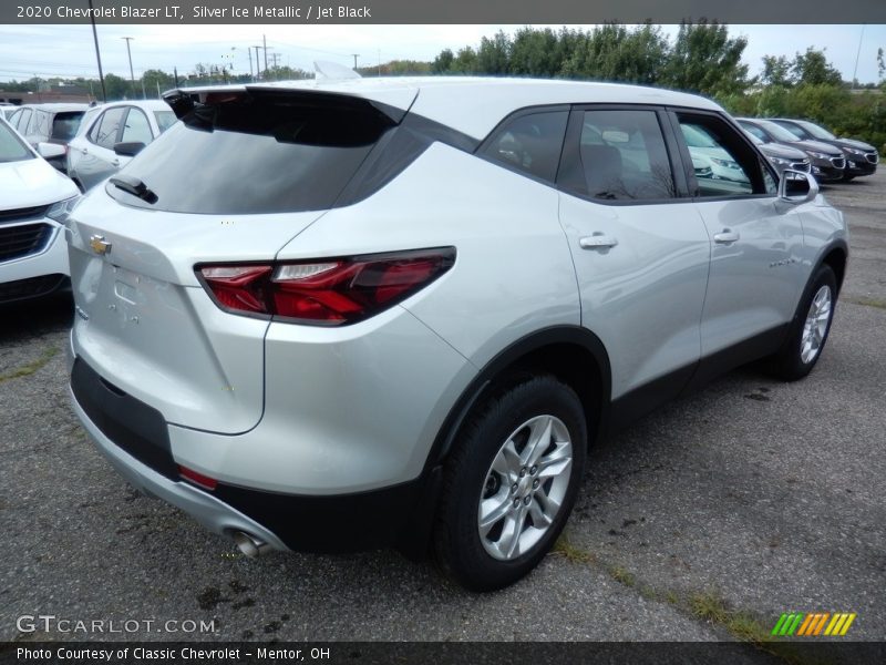 Silver Ice Metallic / Jet Black 2020 Chevrolet Blazer LT