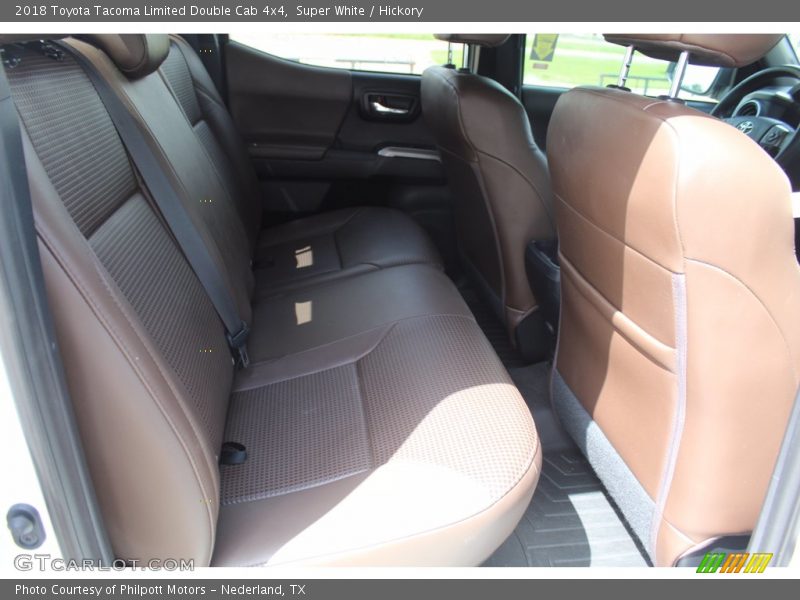 Rear Seat of 2018 Tacoma Limited Double Cab 4x4