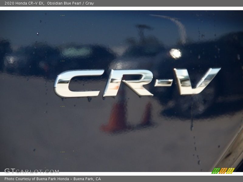 Obsidian Blue Pearl / Gray 2020 Honda CR-V EX