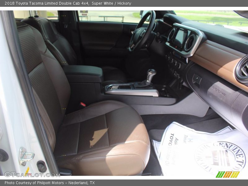Super White / Hickory 2018 Toyota Tacoma Limited Double Cab 4x4