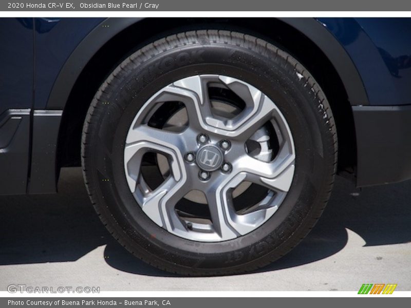 Obsidian Blue Pearl / Gray 2020 Honda CR-V EX
