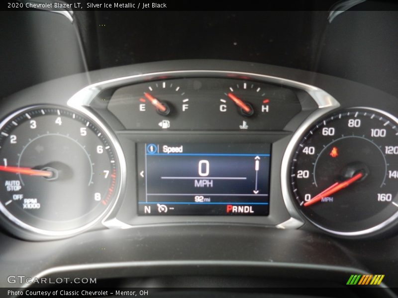 Silver Ice Metallic / Jet Black 2020 Chevrolet Blazer LT