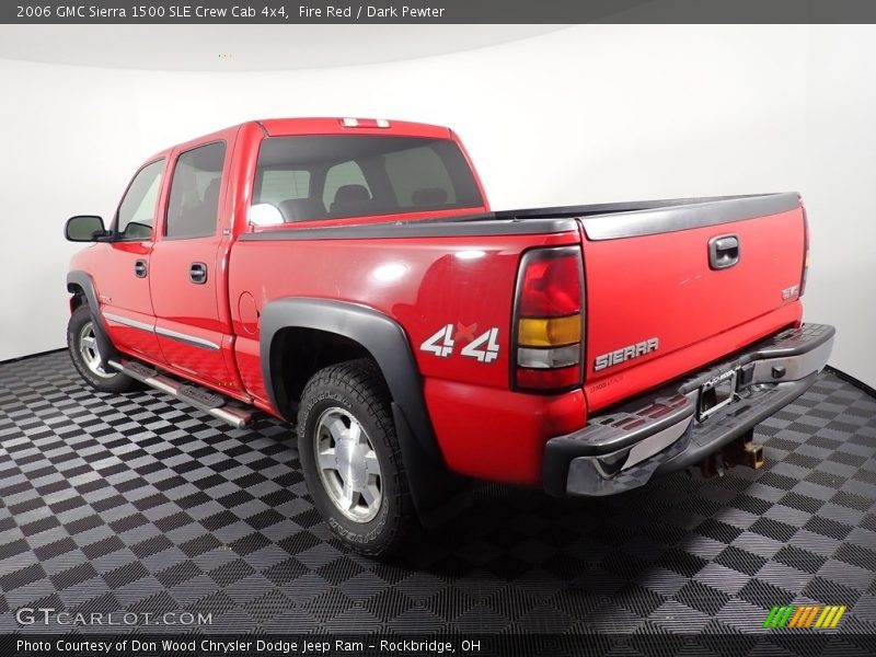  2006 Sierra 1500 SLE Crew Cab 4x4 Fire Red