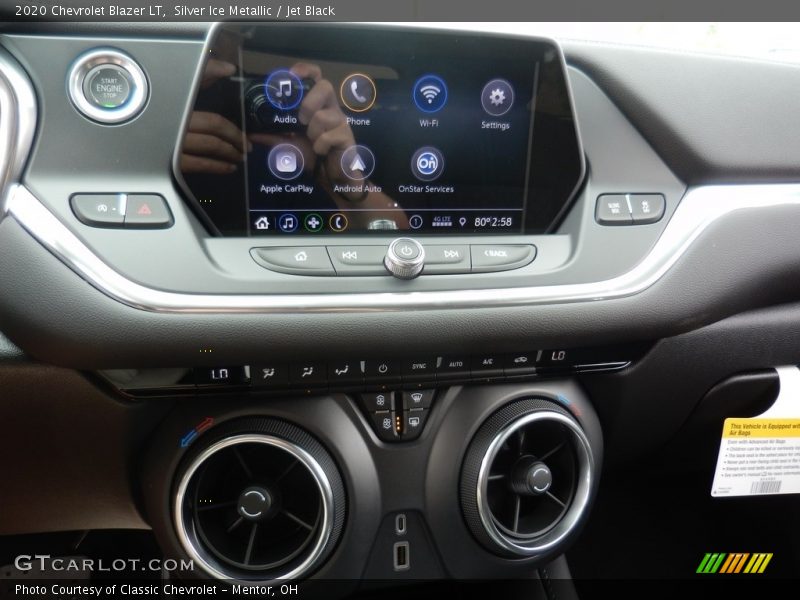 Silver Ice Metallic / Jet Black 2020 Chevrolet Blazer LT