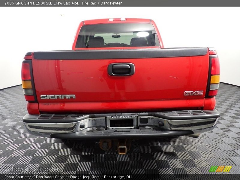 Fire Red / Dark Pewter 2006 GMC Sierra 1500 SLE Crew Cab 4x4