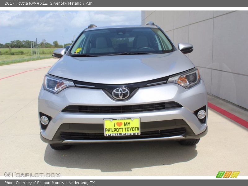 Silver Sky Metallic / Ash 2017 Toyota RAV4 XLE