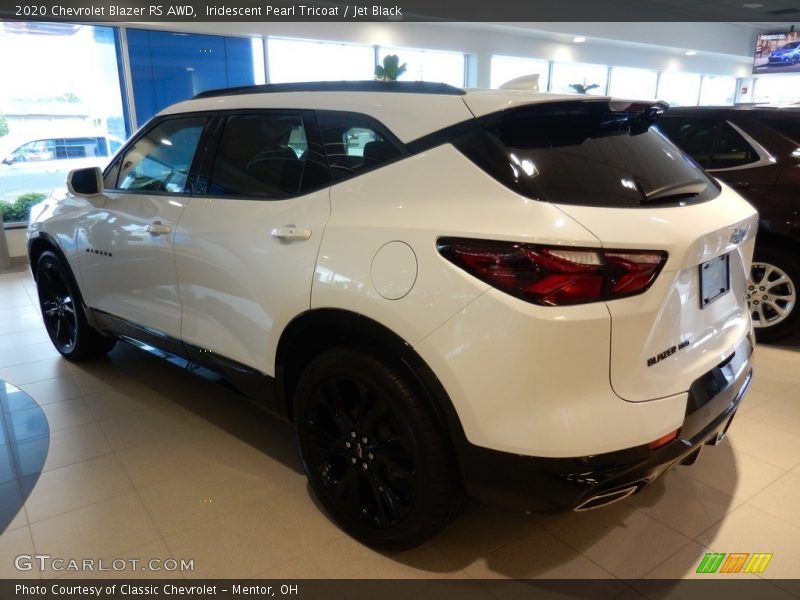 Iridescent Pearl Tricoat / Jet Black 2020 Chevrolet Blazer RS AWD