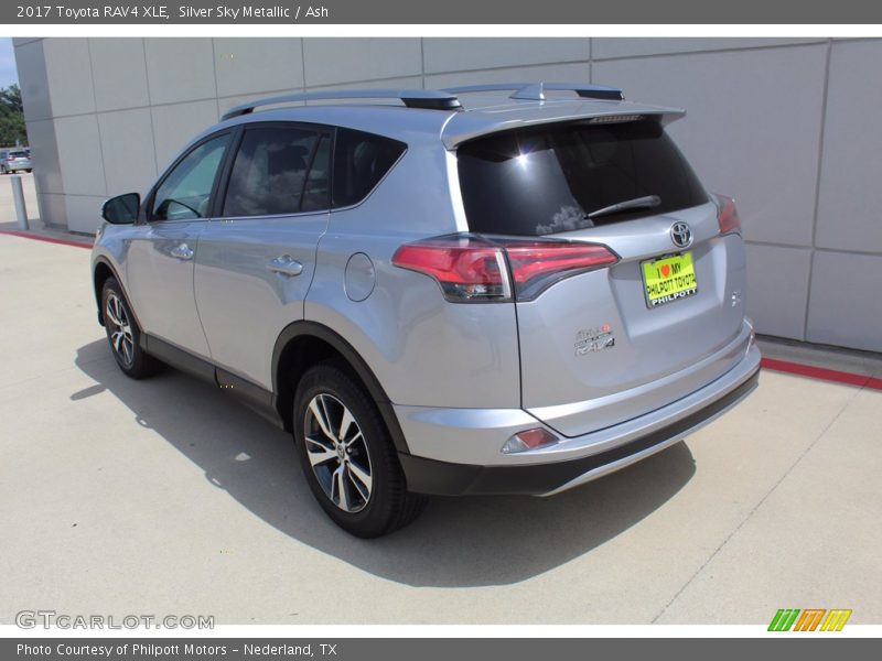 Silver Sky Metallic / Ash 2017 Toyota RAV4 XLE
