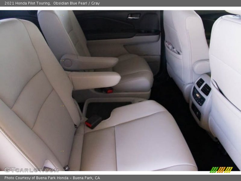 Obsidian Blue Pearl / Gray 2021 Honda Pilot Touring