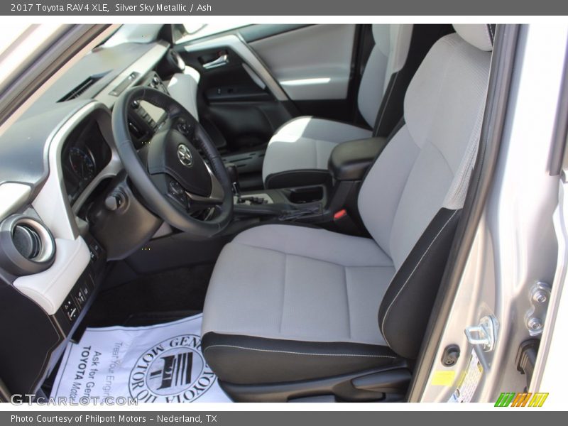 Silver Sky Metallic / Ash 2017 Toyota RAV4 XLE