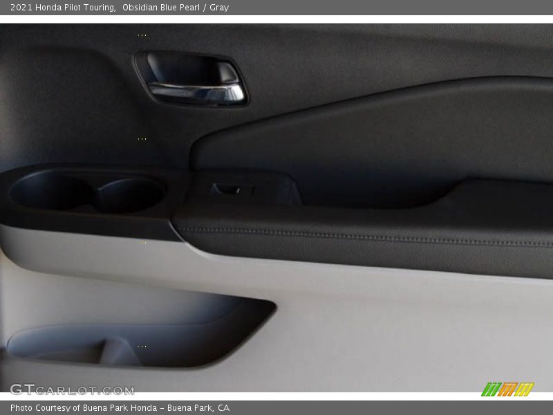 Obsidian Blue Pearl / Gray 2021 Honda Pilot Touring