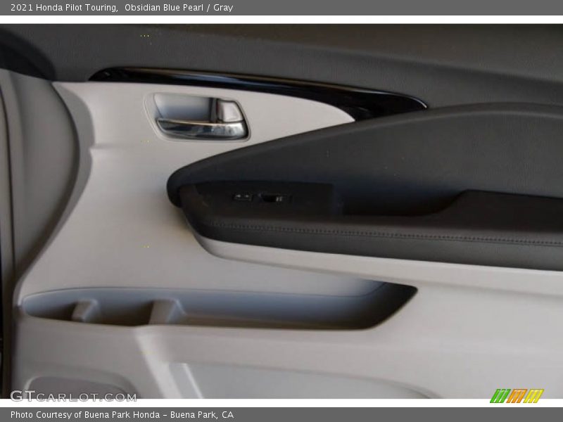 Obsidian Blue Pearl / Gray 2021 Honda Pilot Touring