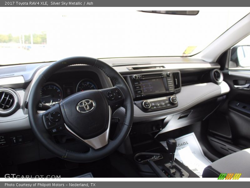 Silver Sky Metallic / Ash 2017 Toyota RAV4 XLE