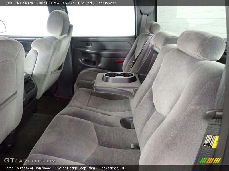 Rear Seat of 2006 Sierra 1500 SLE Crew Cab 4x4