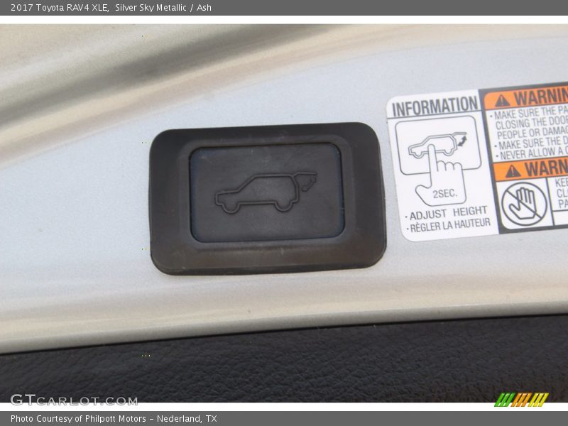 Silver Sky Metallic / Ash 2017 Toyota RAV4 XLE