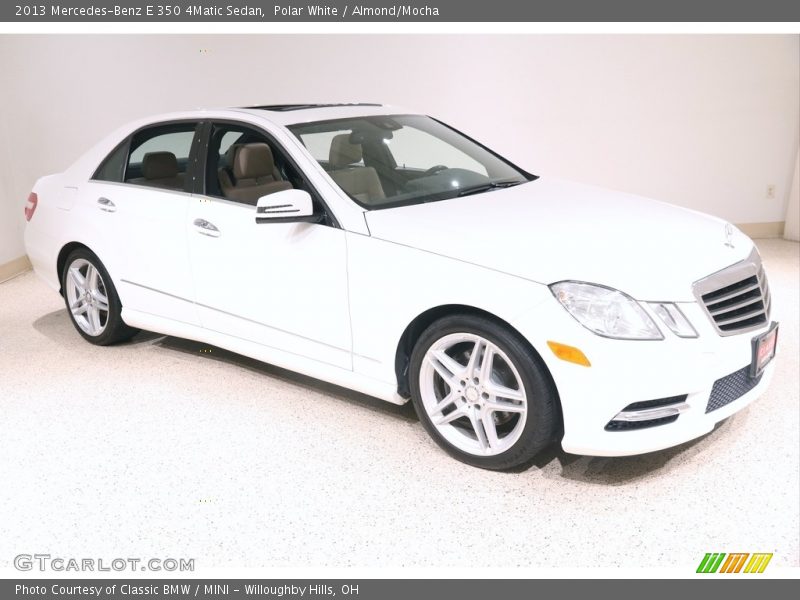 Polar White / Almond/Mocha 2013 Mercedes-Benz E 350 4Matic Sedan